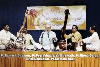 Performing with Pt. Ramesh Dhannur, Pt, Veerabhadraiah Hiremath, Dr. MS Bhaskar, Pt. Sri Ram Bhat